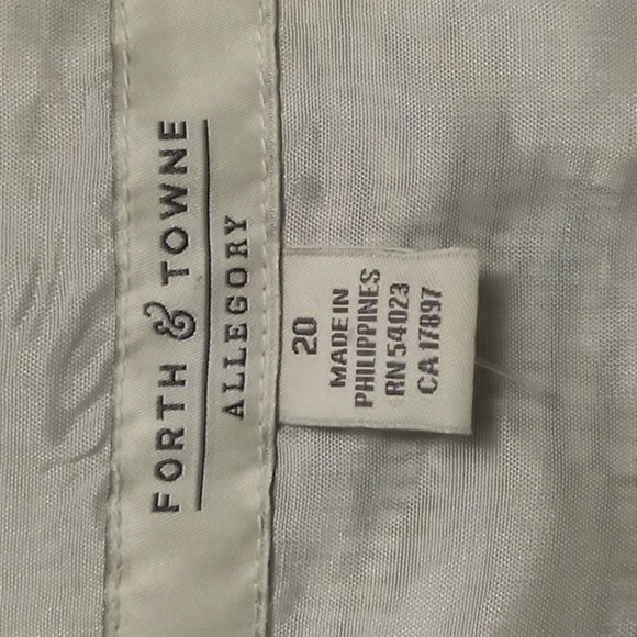 Forth & towne linen silk blend sleeveless aline tie waist dress - Picture 7 of 9